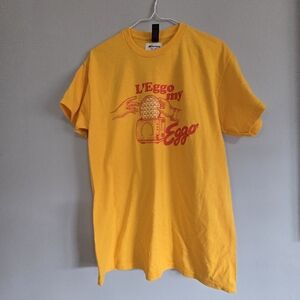 Kelloggs Eggo Yellow Graphic Tee